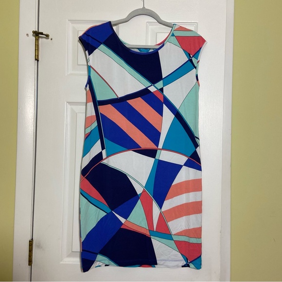Tori Richard Dresses & Skirts - Tori Richard Honolulu Hawaii Geometric Multicolor Dress size M